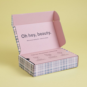 Boîte d'expédition en carton ondulé <span class=keywords><strong>orange</strong></span> personnalisée avec impression du logo de la marque, boîte de courrier ondulée personnalisée pour les petites entreprises - Product Image 3