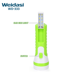 Xách Tay sạc LED Điện đèn pin <span class=keywords><strong>Torch</strong></span> Cắm Trại Ngoài Trời LED Đèn pin hai thiết bị chuyển mạch phía trước và bên ánh sáng - Product Image 1