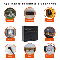G0206 Interruptor Inteligente Wifi de 4 Canales Compatible con Tuya, AC85-250V 10A, Relé Sin USB, Módulo de Automatización Inteligente, Controlador Compatible con Alexa y Google Home