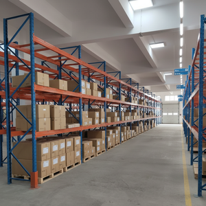 מערכת מדפים מתכווננת למשטחים, מדפי אחסון כבדים מפלדה למחסנים, מדפים תעשייתיים - Product Image 3