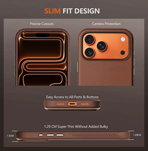 Nuova Custodia TechWoven con Bottone Magnetico in Metallo per <span class=keywords><strong>iPhone</strong></span> 17 Pro Max, Antiurto e Antigraffio, <span class=keywords><strong>Cover</strong></span> per Cellulare per <span class=keywords><strong>iPhone</strong></span> Air - Product Image 6