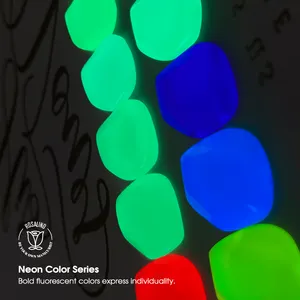 ROSALIND all'ingrosso campione gratuito colore private label molto buono serie neon di lunga durata smalto per unghie gel uv luminoso/fluorescente