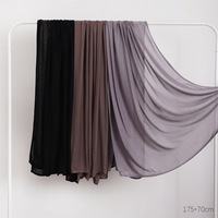 Hijab Modal Haute Qualité Préfet 2024 à Vente Chaude, Doux, Léger, Respirant, Personnalisable, Uni en Rayonne, Foulard Musulman