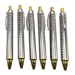 In Stock Plastic Inner Rod Rollerball <strong>Pen</strong> Gold Silver Rose Gold Accessories <strong>Multiple</strong> <strong>Colors</strong> Available Wholesale - Product Image 1