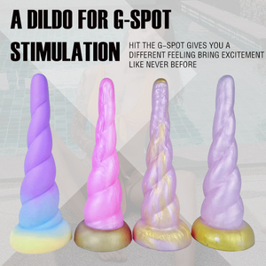 Sexbay Coloful Grand Dildo en Silicone Souple à Texture Réaliste avec Ventouse Puissante pour Hommes et Femmes - Product Image 2