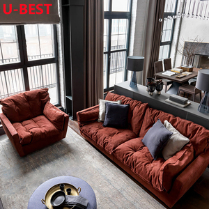 U-Best Sofá de Cuero Minimalista Estilo Italiano, Divano, Divani, Kanepe, <span class=keywords><strong>Sofy</strong></span>, Muebles de Salón, Muebles de Esquina para el Hogar, Tamaño <span class=keywords><strong>L</strong></span> - Product Image 5