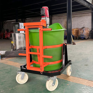 Mini machine portative de mélangeur de béton pour l'outil de mélange de ciment électrique de chantier de construction avec le moteur fort et la conception durable de tambour - Product Image 4