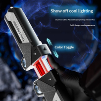 Espada Láser Telescópica de Doble Filo Popular en TikTok, Mini Espada Samurai de Juguete de Plástico con Luces LED, Arma de Juego de Rol, Espada Láser de Alta Gama