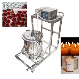 small candle making wax melter machine wax melting tank producing Paraffin Jar tealight candle bottle jar filling machine