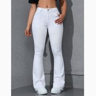 Nouveaux jeans en denim européens et américains pour femmes, pantalons slim élastiques avec taille haute et effet galbant, vente en gros