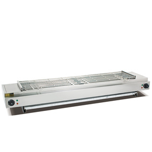 Forno Elettrico Commerciale da Tavolo Senza Fumo per Panetteria con Doppio Controllo della Temperatura e Timer, 9000W, Argento - Product Image 1