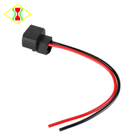 Adaptateur de prise femelle H16/5202/PSX24W, câble de connexion, faisceau de câblage, fiche de raccordement, phare automobile, lampe, 2 fils, 15 cm, 18 AWG