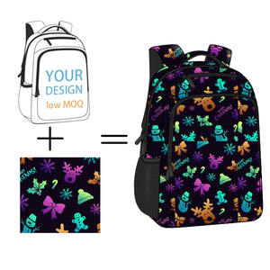 Sacchetti di scuola a sublimazione con stampa in tutto il <span class=keywords><strong>libro</strong></span> di scuola in tessuto personalizzato con tracolla regolabile zaino - Product Image 2