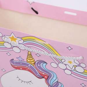 Sac en papier de Noël pour cadeaux, sac cadeau de Noël, sac de friandises pour fête d'enfants, sac personnalisé avec logo, sac en papier de Noël - Product Image 5