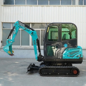 Miniexcavadora R330 con Profundidad de Excavación de 2.39m para Limpieza de Zanjas de Drenaje y Nivelación de Bordes de Carreteras - Product Image 3
