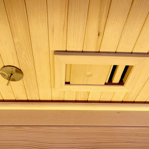 Sauna Infrarroja Interior de <span class=keywords><strong>Madera</strong></span> de Hemlock Sólida a Precio de Fábrica para Hotel, Gimnasio, Centro de Bienestar, OEM Disponible, Bajo Consumo de Energía - Product Image 4