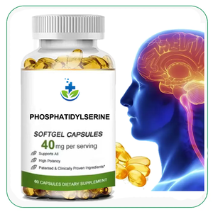 Suplemento cerebral Oem Cápsula de fosfatidilserina Softgel Materias primas 50% Vitamina <span class=keywords><strong>B6</strong></span> Fosfatidilserina Softgels - Product Image 1