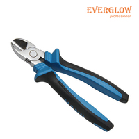 Alicates de Punta Larga de Alta Calidad con Diseño Moderno en Azul y Negro, Tamaño Personalizado, Material CRV y Mango de PVC