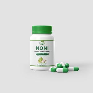 Cápsulas de Fruta Noni OEM ODM 500mg - Antioxidantes, Suplemento Herbal para una Digestión y Energía Saludables, Apoyo Inmunológico, Vegano - Product Image 1