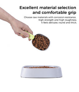 OEM Odm Dog Pet Cuchara Portátil Durable Fácil de limpiar Tienda Bolsa Clip Cat Dog Pet Food Scoop - Product Image 4