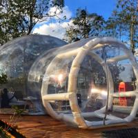 Vente directe d'usine enfants fête clair dôme ballon extérieur jardin gonflable bulle rebond maison pour Camping salon tente
