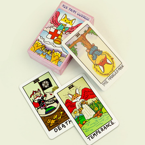Custom Printing <strong>Tarot</strong> Cards with fox fairy <strong>Goddess</strong> on Premium Box for Complete <strong>Tarot</strong> Cards Deck and Guidebook - Product Image 1