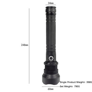 Potente Linterna Táctica LED de 10W y 1000 Lúmenes, 5 Modos, Impermeable, Recargable por USB, para Camping y Actividades al Aire Libre - Product Image 5