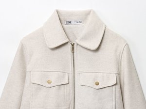 3 Colorway Zipper <strong>Fly</strong> Turn Down Collar Solid Color Long Sleeve Casual Fashion Jacket for Women - Product Image 4