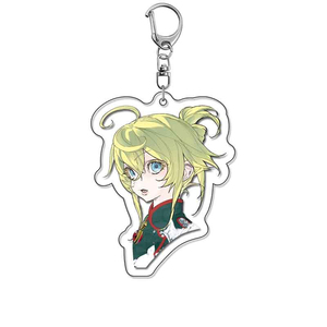 Saga of Tanya the Evil Youjo Senki Tanya Von Degurechaff Porte-clés Anime en acrylique, figurine de personnage Mage Militaire, ornement de bureau - Product Image 5