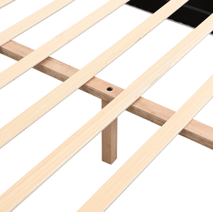 Lit convertible moderne en tissu, design italien minimaliste, taille King, cadre en bois de chêne, réglable, garantie 5 ans, pour chambre à coucher - Vente flash - Product Image 4