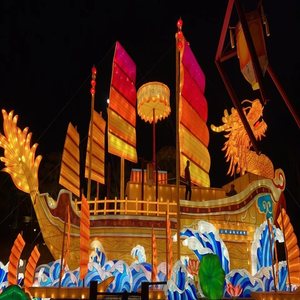 Lanternes de vacances du festival de la mi <span class=keywords><strong>automne</strong></span> Lanterne en soie chinoise avec lumières LED pour le nouvel an et le nouvel an chinois à prix réduit - Product Image 4