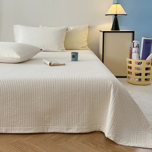 Tamaño personalizado 100% colcha lavable de algodón Color sólido clásico 60 hilos Hotel-elegante funda de cama para el hogar verano - Product Image 1