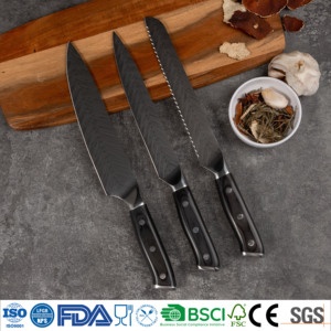 Set di Coltelli da Chef Cinesi di Alta Qualità, Forgiati a Mano in Acciaio Damasco Inossidabile, Utensile da Cucina Multiuso per Tagliare - Product Image 4