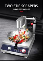 Robot de cuisine intelligent électrique et à gaz pour wok, machine automatique pour faire sauter, cuire et faire frire riz, nouilles et pâtes