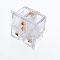 Fabricant prise de courant alternatif universelle BX-801 prise PDU électrique universelle prise 3 broches prise murale transparente multi-prises