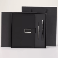 Ensemble de carnets A5 en gros avec logo personnalisé, journaux d'affaires en cuir PU, organiseur, carnets imprimés, couverture rigide en papier