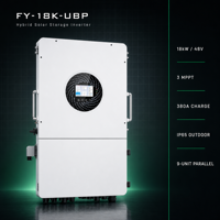 Inverter Hybrid Tenaga Surya Gelombang Sinus Murni IP65 48v 18000W 18KW Split Phase untuk Sistem Tenaga Surya Rumah Tangga