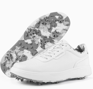 Zapatos de Golf Negros para Hombre, Zapatillas de Golf con Cordones, Suela con Tacos, Calzado Deportivo de Entrenamiento - Product Image 2