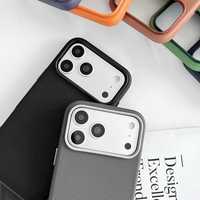 Coques de protection pour téléphone portable en PC mat, couleur unie, motif tissé, de luxe, pour iPhone 12 13 14 15 16 17 Pro Max