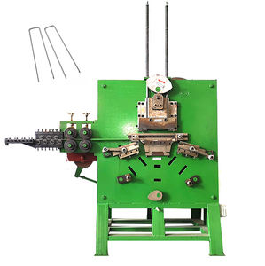 Peyzaj bahçe kazık ve çim aksesuarları için otomatik U şekilli çelik tel şekillendirme makinesi - Product Image 1