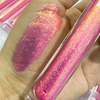 12 couleurs Duochrome Lipgloss Multichrome brillant caméléon Pigment rouge à lèvres nouveau Design hydratant étanche brillant à lèvres liquide