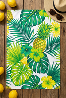 Serviettes de cuisine 100% coton, pour barbecue d'été, grillades en plein air, serviettes de cuisine en coton imprimées, 40x60cm