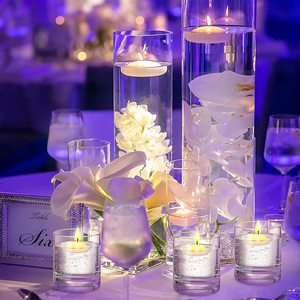 3 Inch Unscented <strong>Tealight</strong> Shaped Floating Candles in Water for Wedding - Product Image 5