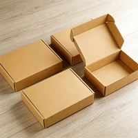 Boîte d'emballage personnalisée en carton ondulé écologique, mini avion, robuste, réutilisable, faite à la main, pour l'emballage d'étuis de téléphone portable