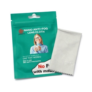 Chiffon <span class=keywords><strong>anti</strong></span>-brouillard personnalisé, 50 pièces, chiffon <span class=keywords><strong>réutilisable</strong></span> pour lunettes, chiffon de nettoyage - Product Image 1