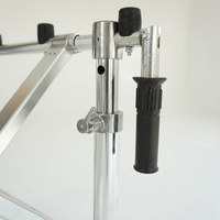 Accessoires pour cercueils, chariots de descente de cercueils en alliage d'aluminium haute résistance à la corrosion, brancards funéraires