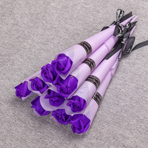 Jabón de Rosa Artificial en Empaque de PVC, Rosa Diamante Perfumada e Impermeable, Rosa Eterna, Regalos para Bodas y San Valentín - Product Image 5