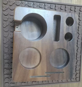 2025 nouvel organisateur d'espresso Tamper Station <span class=keywords><strong>SouthAmerica</strong></span> noyer 9 en 1 porte-outil à café - Product Image 4