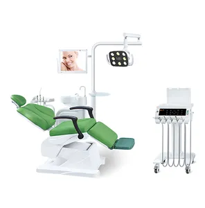 Comfortable Dental Unit Chair with Rotatable Armrests and 9 Memory Positions dental chair unit cx 8000