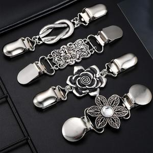 เข็มกลัดติดพลอยเทียมและไข่มุกสำหรับผู้หญิง4ชิ้น - Product Image 5